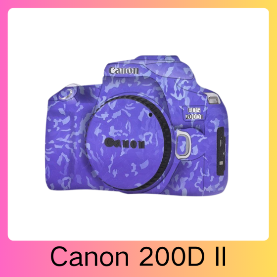 Corpo da Canon 200D II - Pele câmera, adesivo câmera - com alta resistência a arranhões, à prova d'água e com design elegante.